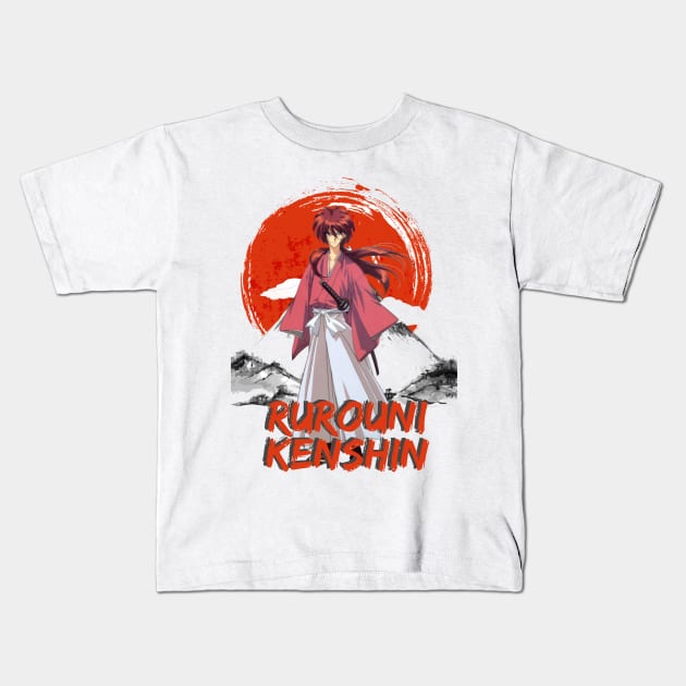 Kenshin samurai x Kids T-Shirt by hakim91